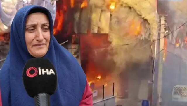 6 kişinin hayatını kaybettiği yangından sağ kurtulan kadın, dehşet anlarını anlattı