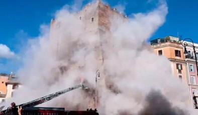 800 yıldır ayaktaydı! Restorasyona alınan tarihi kule çöktü