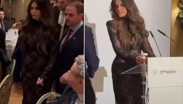 ABD Büyükelçisi Kimberly Guilfoyle, Şükran Günü kutlamalarında kıyafetiyle dikkat çekti