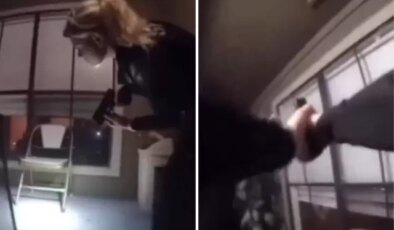 Acemi kadın polisler, kapıyı tabanca ile açan ev sahibine kurşun yağdırdı