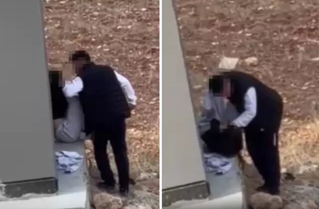 Saçını çekip, çantayla vurdu! Sokak ortasında kadına şiddet kameralara yansıdı