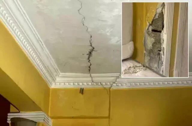 Adres yine Kocaeli! Kolonlarda çatlak oluştu, aile evi terk etti