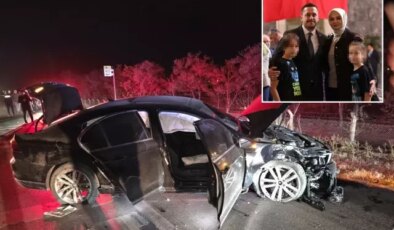 AK Partili vekil ölümden döndü, tıra çarpmaktan son anda kurtuldu