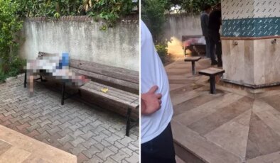 Alanya’da cami avlusundaki bankta bir kişi ölü bulundu