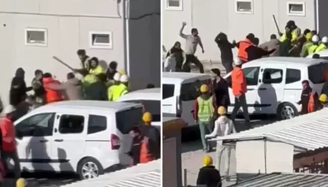 Ankara’da inşaat işçileri arasında taşlı sopalı kavga