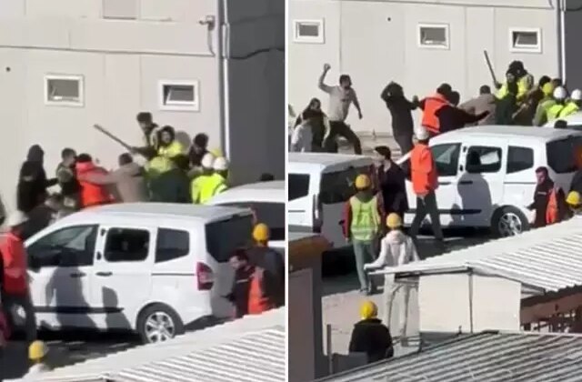 Ankara’da inşaat işçileri arasında taşlı sopalı kavga