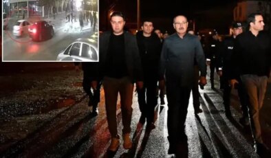 Aracını İl Emmiyet Müdürü’nün üzerine sürdü! Lastiklerine ateş edilerek durduruldu