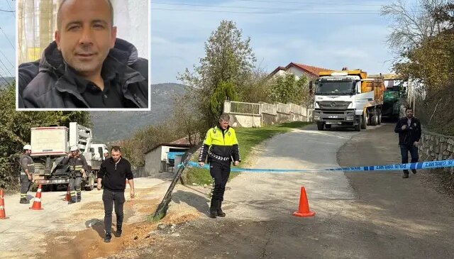 Asfalt çalışması sırasında elektrik akımına kapılan işçi hayatını kaybetti