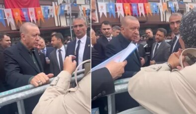 Atanamayan öğretmen yaşadıklarını Cumhurbaşkanı Erdoğan’a gözyaşları içinde anlattı
