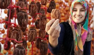 Bahçeden toplayıp sobada 2 ay kuruttuktan sonra kilosunu 600 liraya satıyorlar