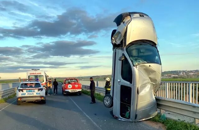 Akıllara durgunluk veren kaza! Görenler dönüp bir daha baktı