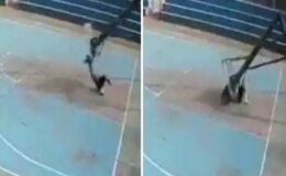 Basketbol oynarken feci şekilde can verdi