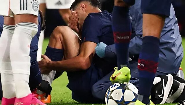 Bayern Münih maçında sakatlanan Hakimi’den kötü haber