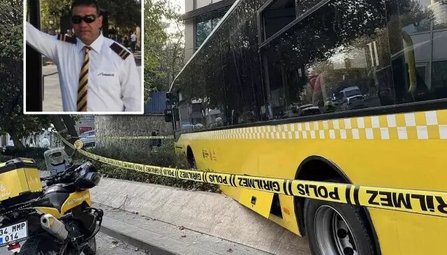 Ölüm seyir halindeyken geldi! İETT şoförü kalp krizi geçirdi, otobüs ağaca çarparak durabildi