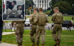 Beyaz Saray yakınlarında ulusal muhafız askerlerine silahlı saldırı