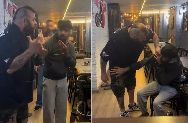 Beyoğlu’nda oyuncu Bahadır Ünlü hırsızlık yaptığı iddiasıyla çalışanını beyzbol sopasıyla darbetti