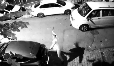 Boşanma krizi mahalleyi karıştırdı, komşusunun aracına da zarar verdi