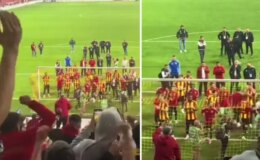 Bu sezon ilk galibiyetini alan Kayserispor’dan Fenerbahçe’ye olay tezahürat