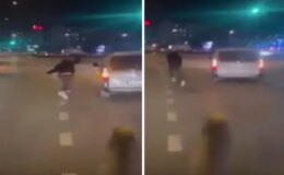 Yol verme kavgasında baltayla saldırdı