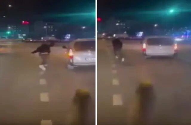 Yol verme kavgasında baltayla saldırdı