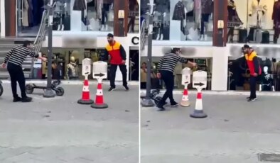 Cadde ortasında kargocuyu silahla vurdu