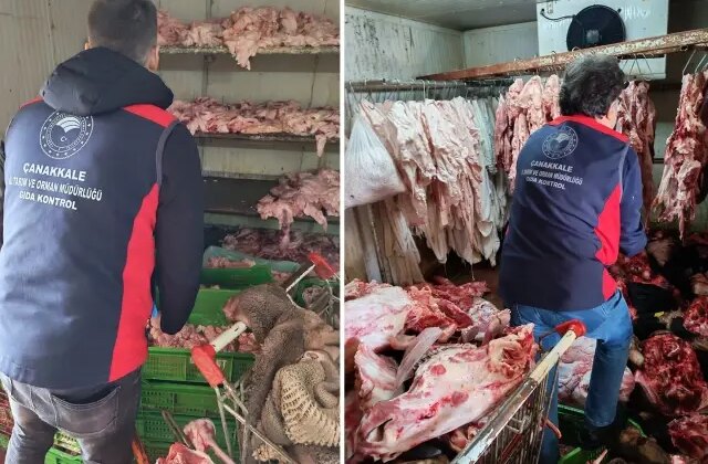 Mide bulandıran görüntüler! İhbar edilmeseler hepsini halka yedireceklerdi