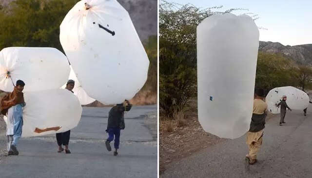 Çaresizlik neler yaptırıyor! Naylon torbalara doldurup evlerinde kullanıyorlar