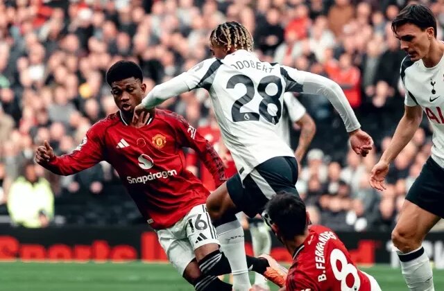 Dakika 83’te 1-0 olan Tottenham-Manchester United maçının son anlarında gol yağmuru