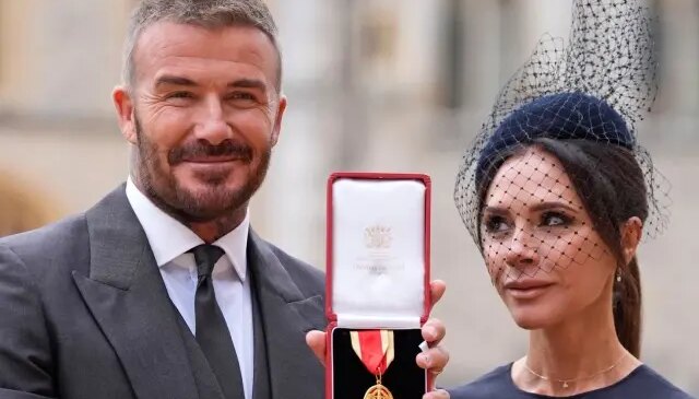 David Beckham’a Şövalye Ünvanı verildi