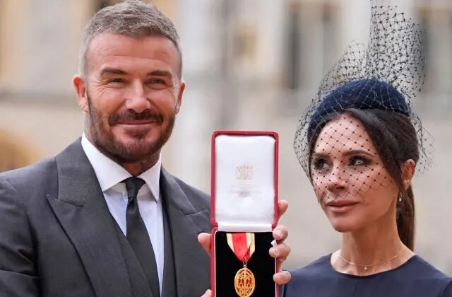 David Beckham’a Şövalye Ünvanı verildi