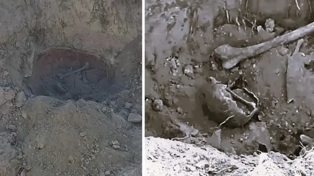 Denizli’de 5 toprak küpün içerisinde insana ait kemik parçaları bulundu