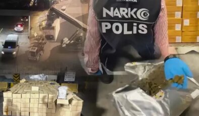 Derince Limanında büyük operasyon! 1.5 tonun üzerinde uyuşturucu ele geçirildi