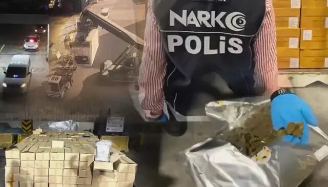 Derince Limanında büyük operasyon! 1.5 tonun üzerinde uyuşturucu ele geçirildi