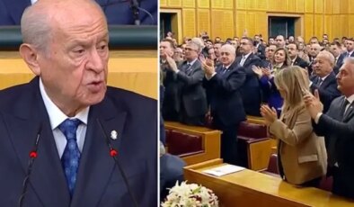 Devlet Bahçeli “Darağacı” dedi, parti grubu ayağa kalktı