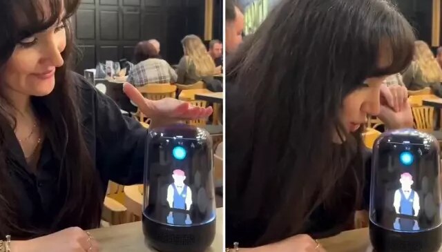 Döner siparişlerini bu kutuya söyleyerek veriyorlar