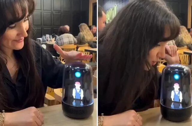 Döner siparişlerini bu kutuya söyleyerek veriyorlar