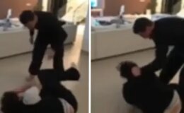 Dubai’de canlı yayında dayak skandalı:MMA dövüşçüsü, Subo’yu yere serdi