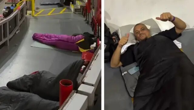 Dünya devinden örnek davranış! Stadyumu evsizlere açtılar