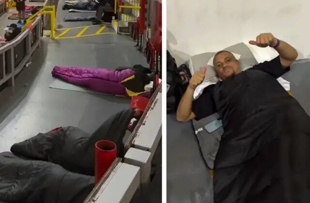 Dünya devinden örnek davranış! Stadyumu evsizlere açtılar