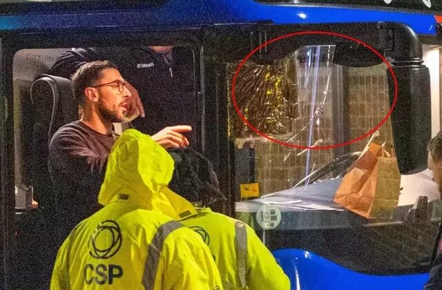 Dünya devinin takım otobüsüne saldırı: Pusuya düşürdüler