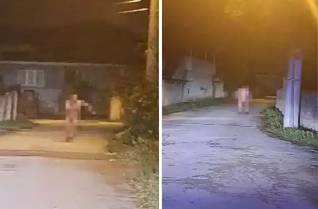 Düzce bu görüntüleri konuşuyor! Dilenci çırılçıplak soyunup kaçtı