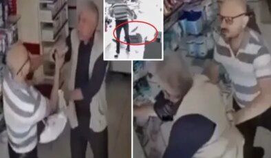 Eczacı teknisyeni öncesinde kendisini darbeden kişinin babasını tartaklamış