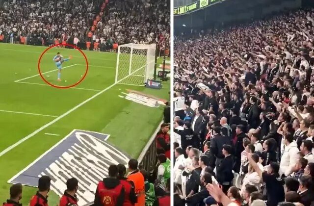 Ederson’un Beşiktaş taraftarı ile yaşadığı gerginlik kamerada