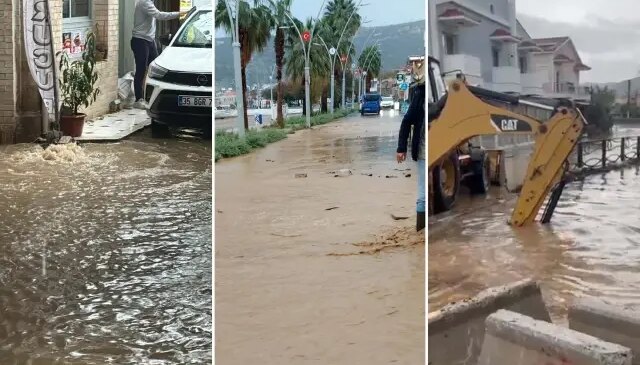 Ege’nin incisini sel aldı! Sokaklar göle döndü, ev ve iş yerlerini su bastı
