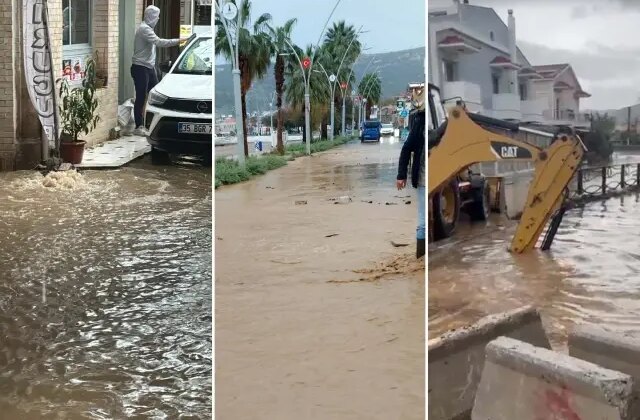 Ege’nin incisini sel aldı! Sokaklar göle döndü, ev ve iş yerlerini su bastı