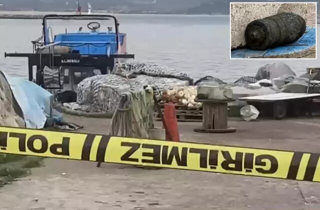 Şile sahilinde bulunan havan mermisi panik yarattı