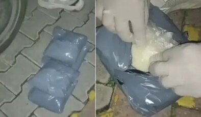 Emekli polisin aracından kilolarca uyuşturucu çıktı