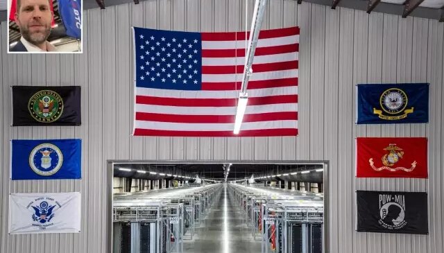 Eric Trump, Bitcoin madencilik tesisini sanal turda tanıttı