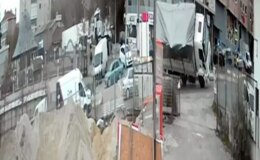 Esenyurt’ta fazla yük kamyonu devirdi