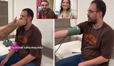 Eşini halı sahaya gönderen kadın aldığı haberle hayatının şokunu yaşadı